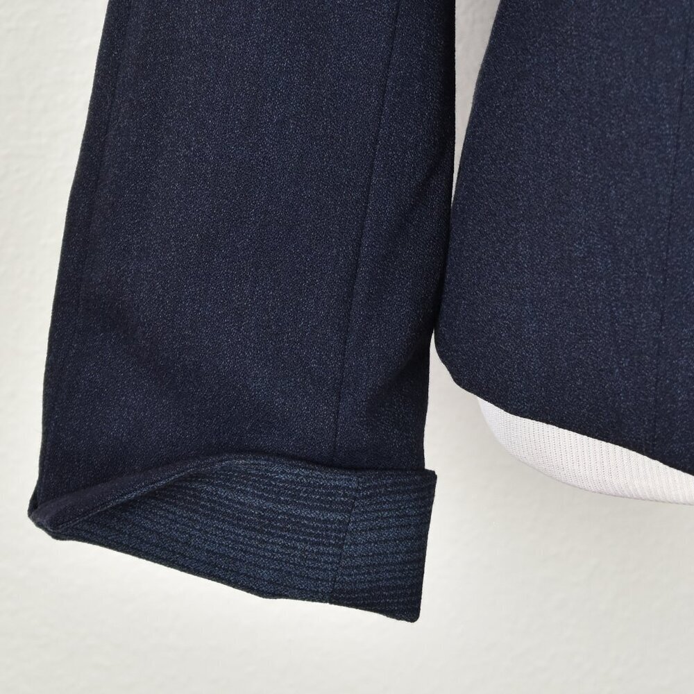 Hugo Boss Jalesana Hidden Button Wool Blazer Navy - 10 - Picture 8 of 11